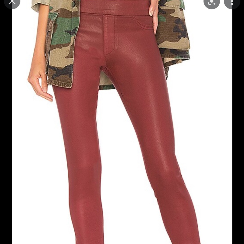 James Jeans Red Coated Skinny Jeans